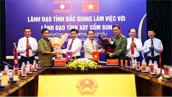 Phối hợp thực hiện hiệu quả Thỏa thuận hợp tác giữa tỉnh Bắc Giang và Xay Sổm Bun (Lào)