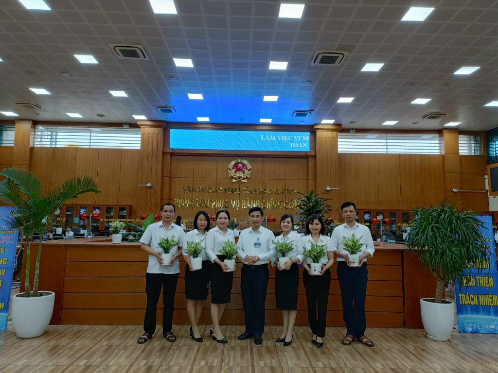 Trung tâm Phục vụ hành chính công tỉnh Bắc Giang hướng tới hành chính phục vụ