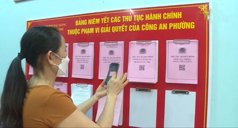 Công an tỉnh Bắc Giang thực hiện tốt công tác cải cách thủ tục hành chính