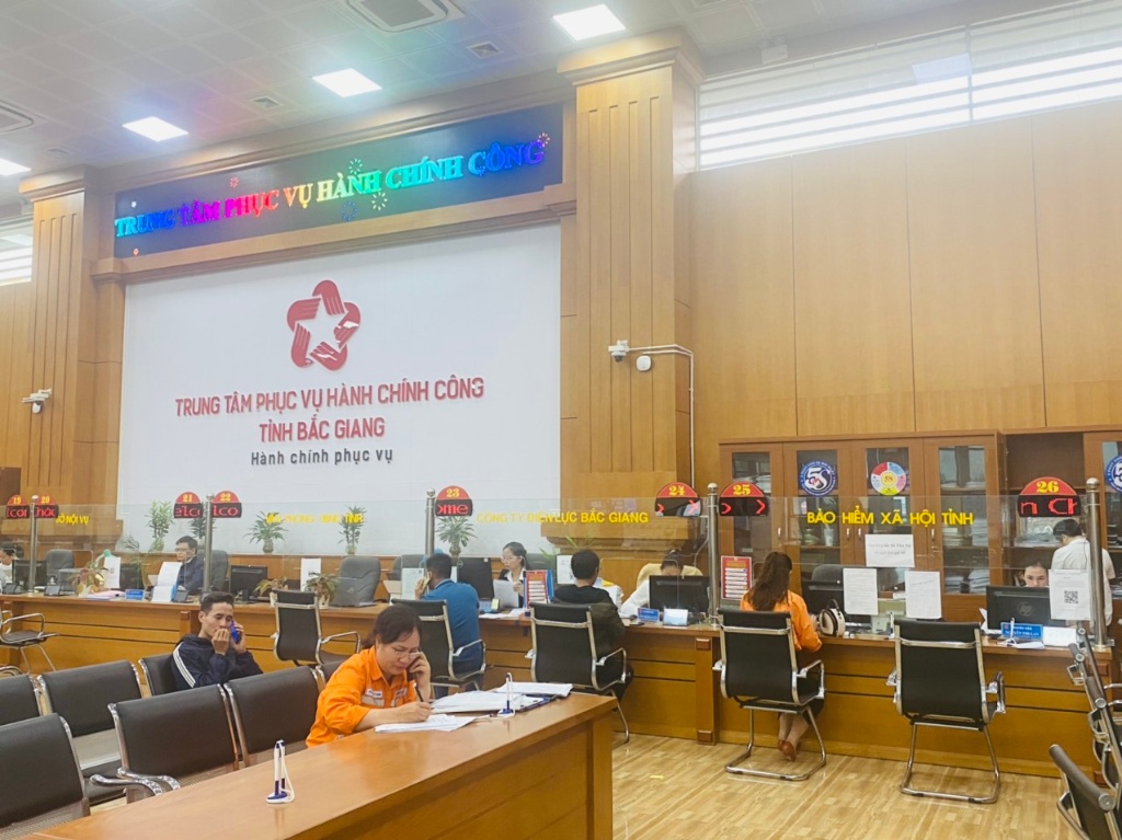 Trung tâm Phục vụ hành chính công tỉnh Bắc Giang duy trì không có hồ sơ giải quyết quá hạn